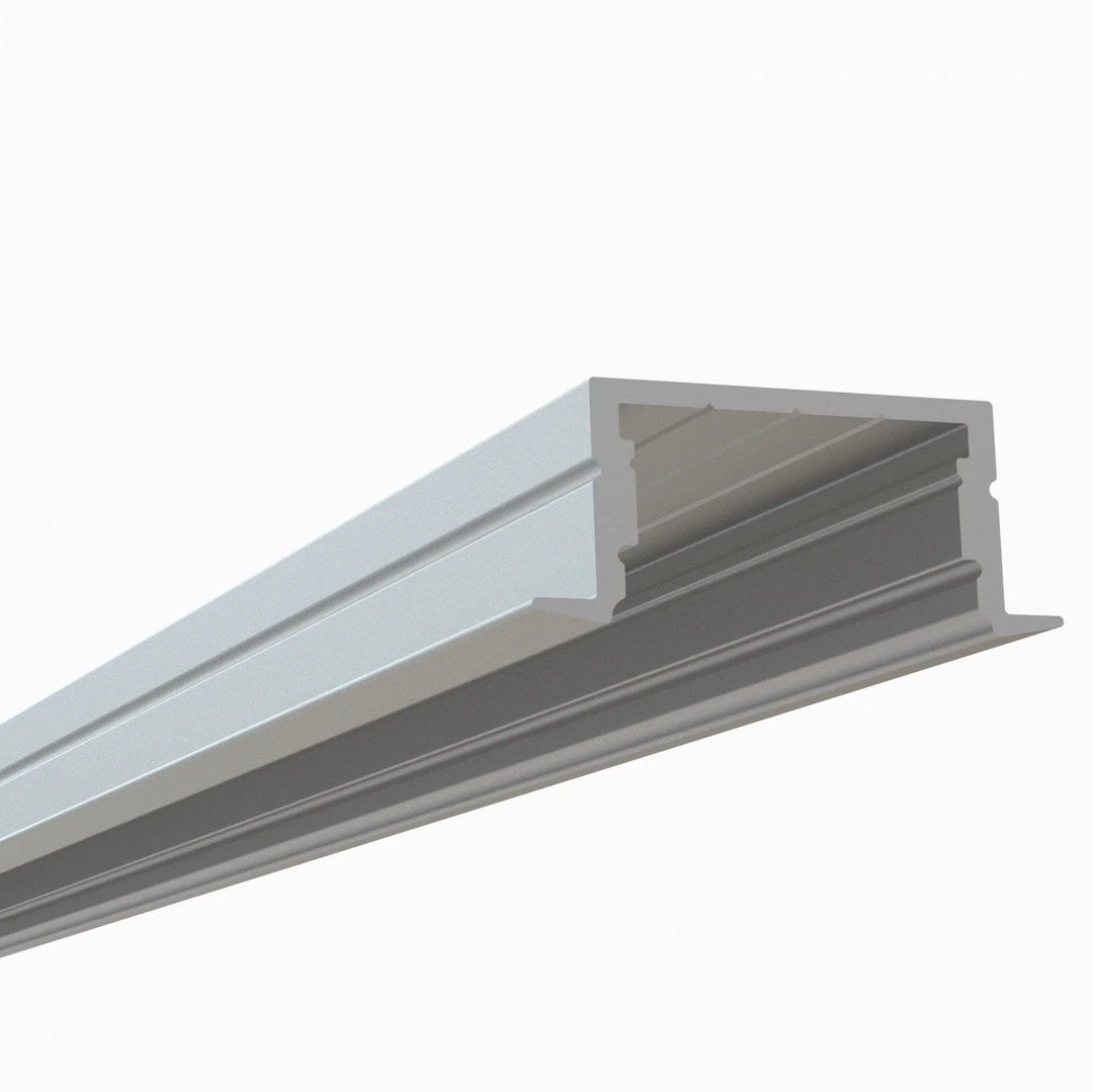 Alberko LED Channel - 1952ASL - Recessed, 4 ft - Silver