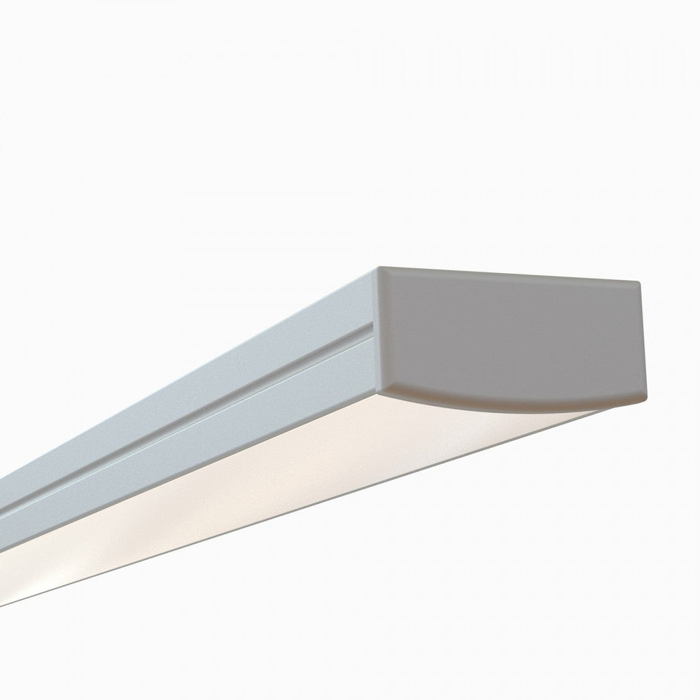 Alberko LED Channel - 1955ASL - Surface, 8 ft - Silver - Note: Shipping is not available for this product. "Pick up only".