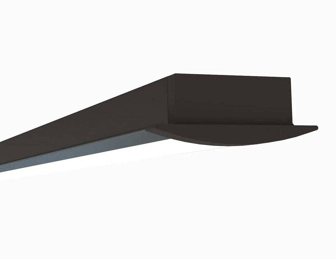 Alberko LED Channel - 1972ASL-B - Recessed, 8 ft - Black - Note: Shipping is not available for this product. "Pick up only".