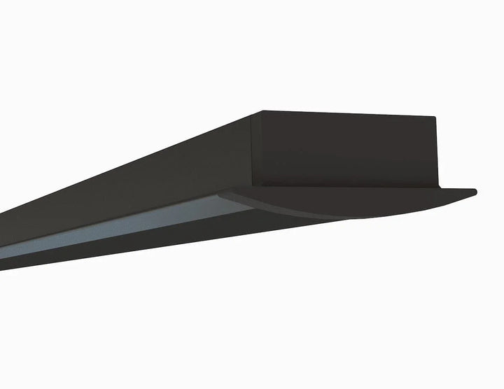 Alberko LED Channel - 1972ASL-BB - Recessed, 8 ft - BlackBlack - Note: Shipping is not available for this product. "Pick up only".