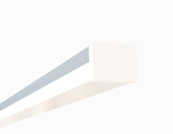 Alberko LED Channel - 2147ASL - Square Surface, 4 ft - Silver