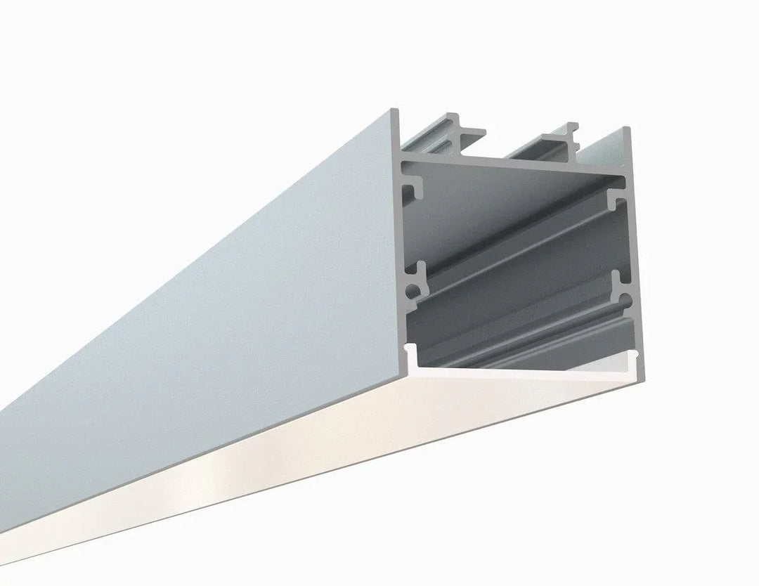 Alberko LED Channel - 435ASL - Surface / Pendant, 8 ft - Silver - Note: Shipping is not available for this product. "Pick up only".