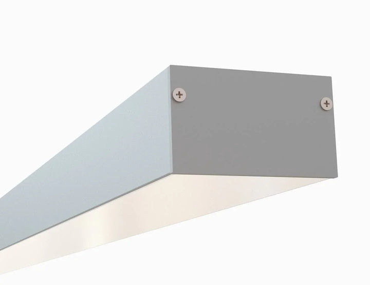 Alberko LED Channel - 455ASL - Surface / Pendant, 4 ft - Silver