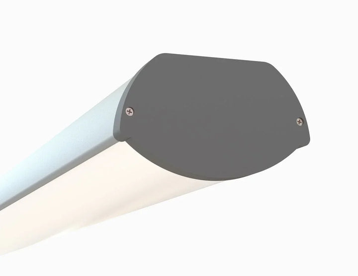 Alberko LED Channel - 532ASL - Oval Pendant Linear, 4 ft - Silver