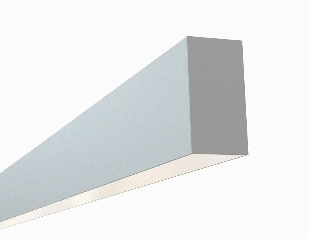 Alberko LED Channel - 535ASL - Slim Linear Pendant, 4 ft - Silver