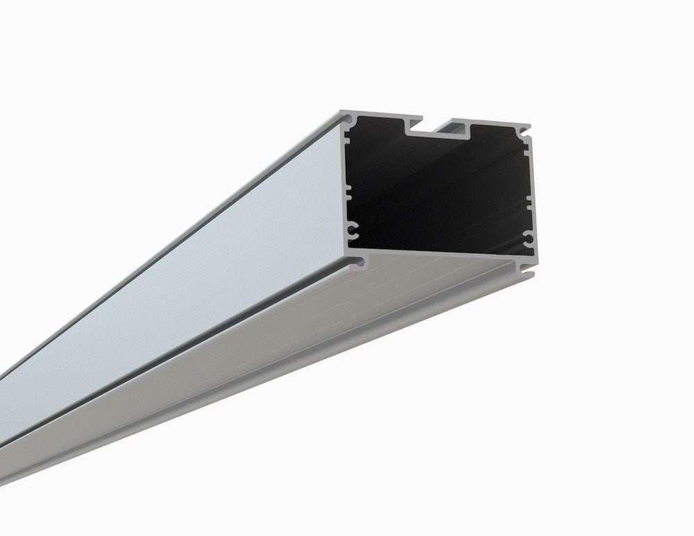 Alberko LED Channel - 540ASL - Linear Surface, 4 ft - Silver