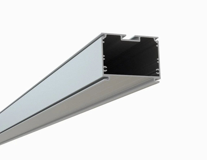 Alberko LED Channel - 540ASL - Linear Surface, 4 ft - Silver