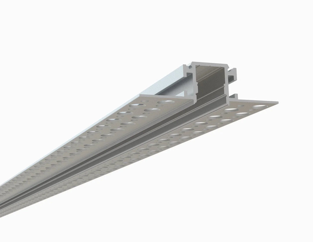Alberko LED Channel - 615ASL - Trimless Mud-In, 8 ft - Silver - Note: Shipping is not available for this product. "Pick up only".