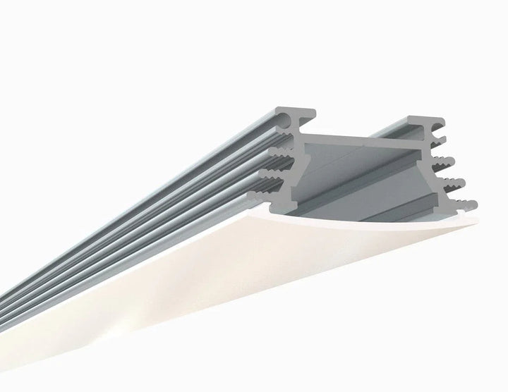 Alberko LED Channel - 703ASL - Surface, 4 ft - Silver