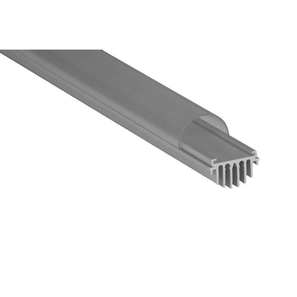 Alberko LED Channel - 858ASL - Round, 4 ft - Silver