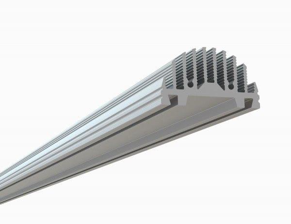 Alberko LED Channel - 859ASL - Round, 4 ft - Silver