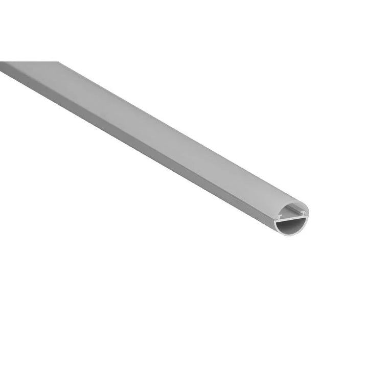 Alberko LED Channel - 956ASL - Round, 4 ft - Silver