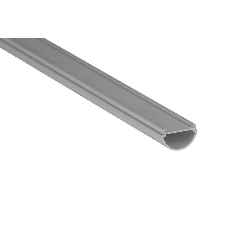 Alberko LED Channel - 957ASL - Round, 4 ft - Silver