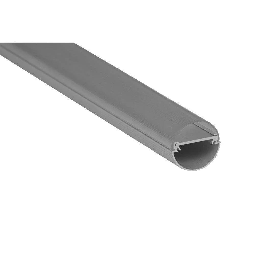 Alberko LED Channel - 959ASL - Round, 4 ft - Silver