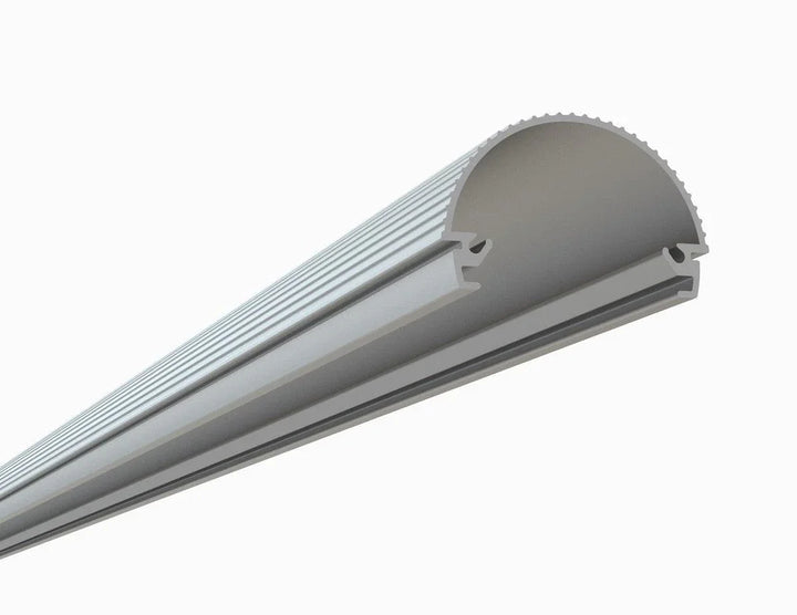 Alberko LED Channel - 959ASL - Round, 4 ft - Silver