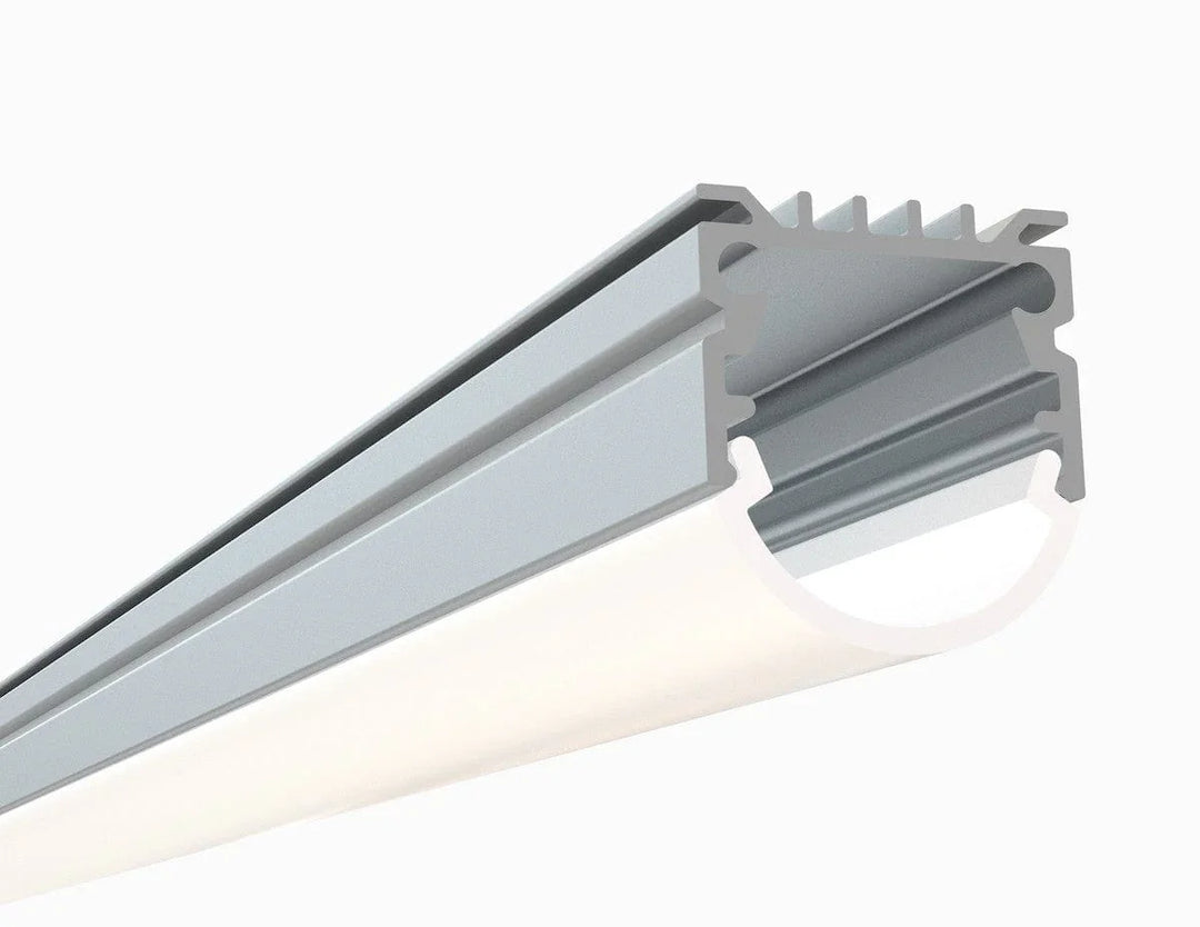 Alberko LED Channel - 961ASL - Slimline Surface, 4 ft - Silver