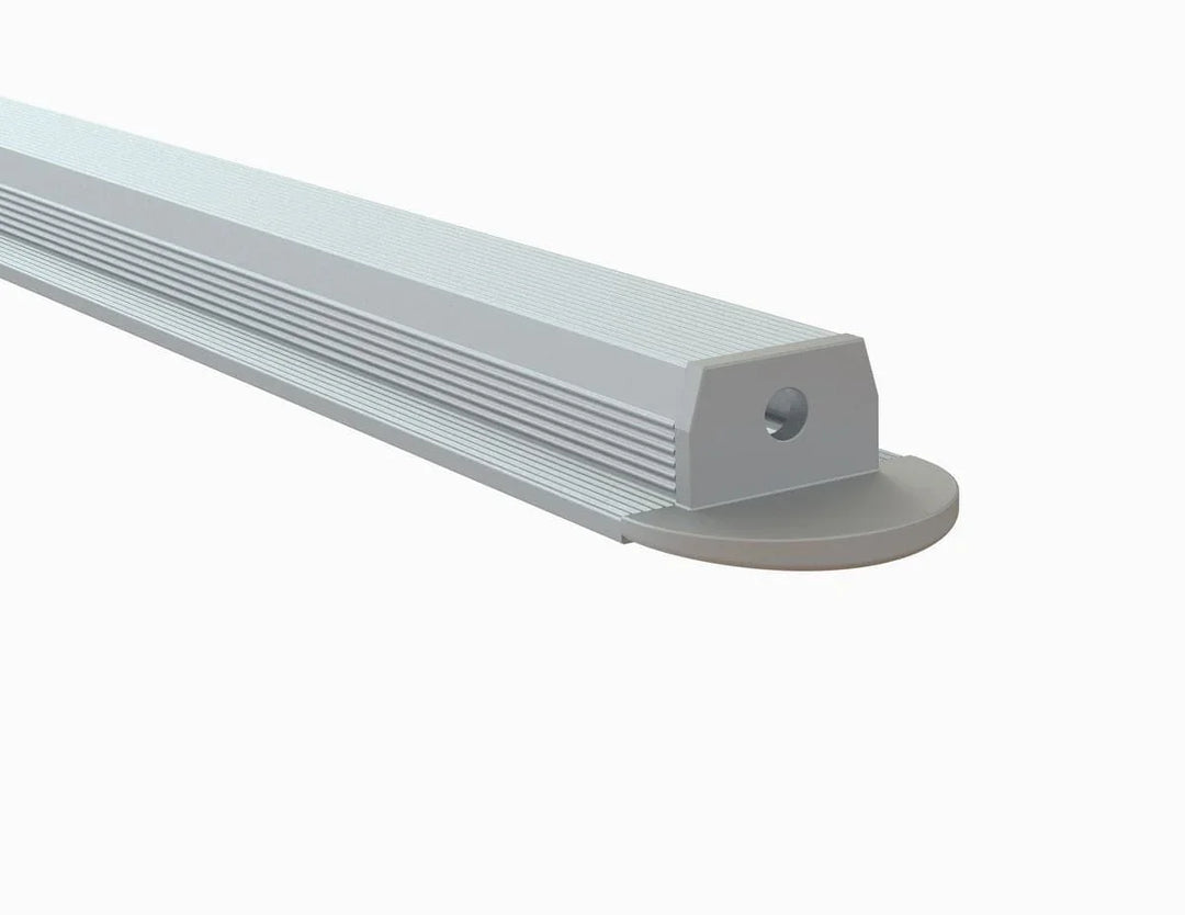 Alberko LED Channel - 962ASL - Recessed, 4 ft - Silver