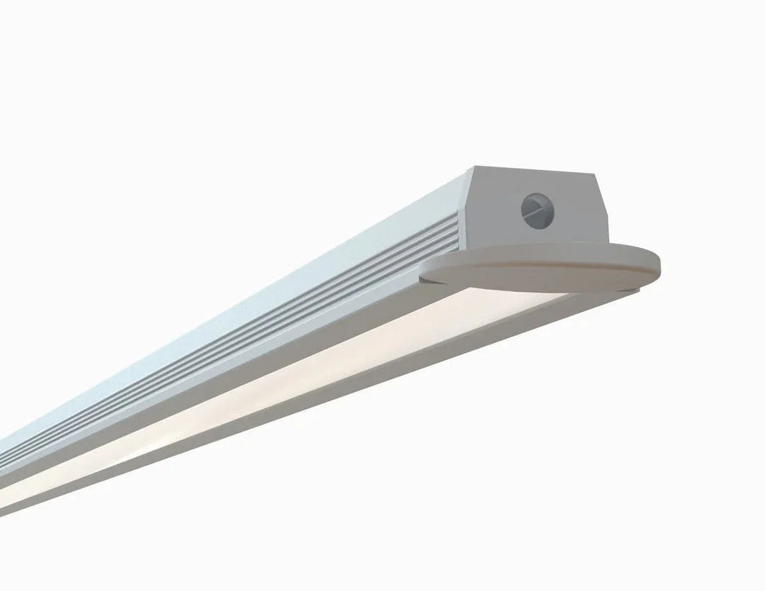 Alberko LED Channel - 962ASL - Recessed, 4 ft - Silver
