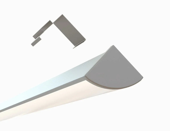 Alberko LED Channel - 964ASL - Slimline Corner Surface, 8 ft - Silver - Note: Shipping is not available for this product. "Pick up only".