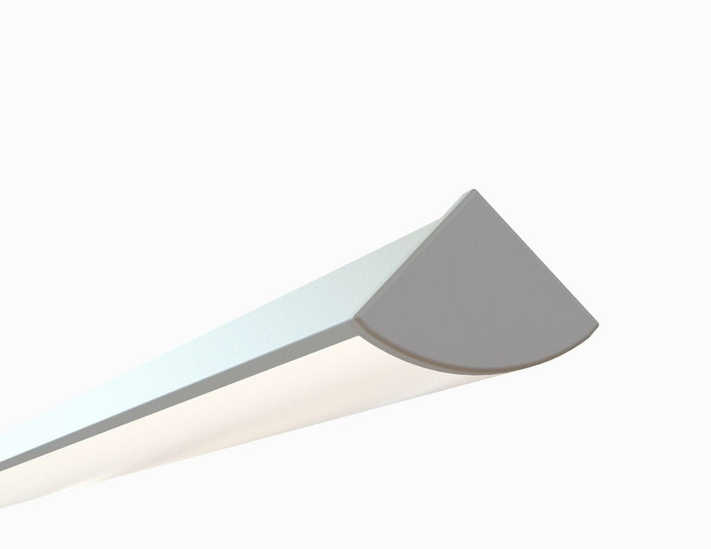 Alberko LED Channel - 964ASL - Slimline Corner Surface, 8 ft - Silver - Note: Shipping is not available for this product. "Pick up only".