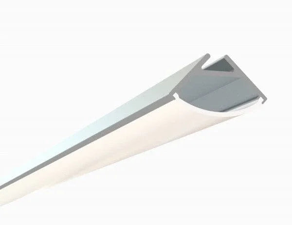 Alberko LED Channel - 964ASL - Slimline Corner Surface, 8 ft - Silver - Note: Shipping is not available for this product. "Pick up only".