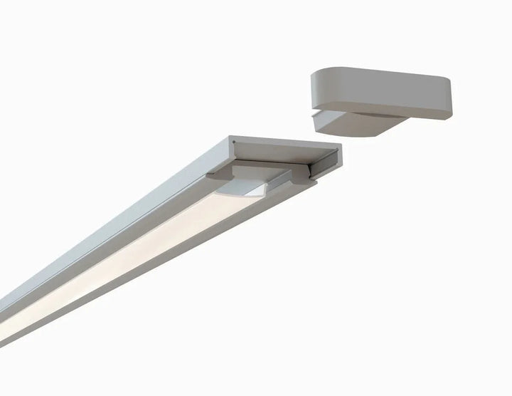Alberko LED Channel - 968ASL - Ultra Low Profile Slimline, 8 ft - Silver - Note: Shipping is not available for this product. "Pick up only".