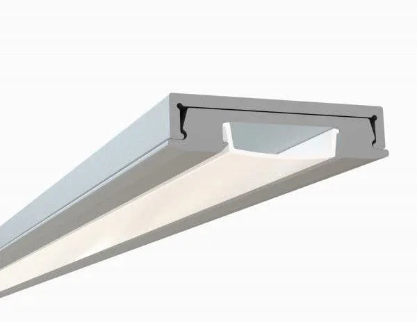 Alberko LED Channel - 968ASL - Ultra Low Profile Slimline, 8 ft - Silver - Note: Shipping is not available for this product. "Pick up only".