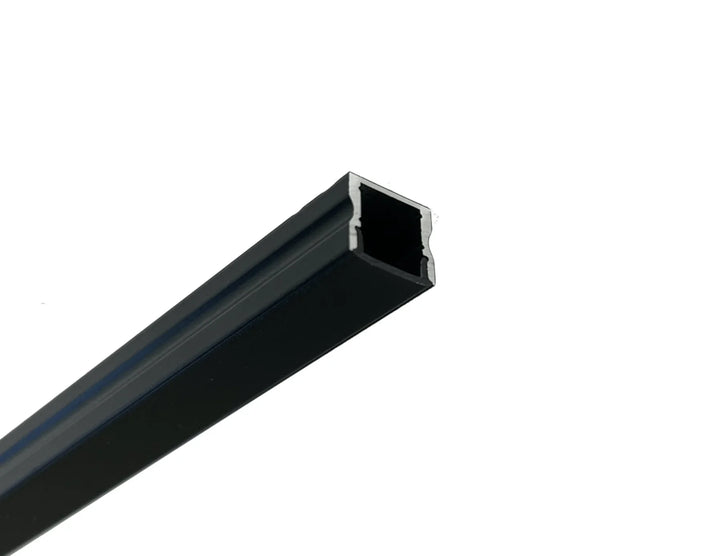 Alberko LED Channel - 971ASL-BB - Surface, 8 ft - Double Black - Note: Shipping is not available for this product. "Pick up only".