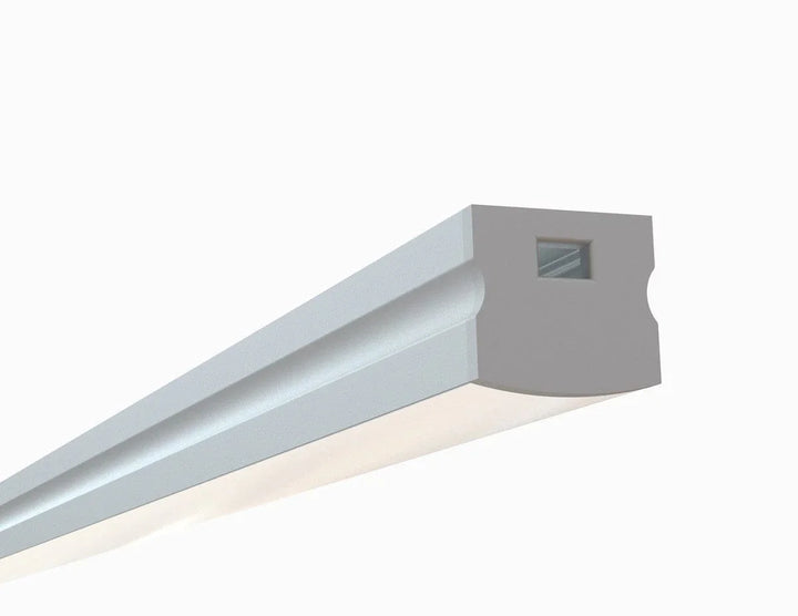 Alberko LED Channel - 971ASL - Slimline Surface, 8 ft - Silver - Note: Shipping is not available for this product. "Pick up only".