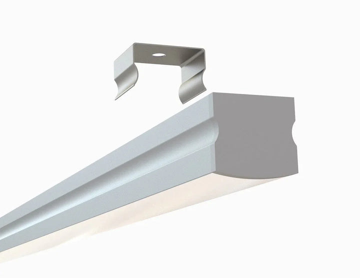 Alberko LED Channel - 971ASL - Slimline Surface, 8 ft - Silver - Note: Shipping is not available for this product. "Pick up only".