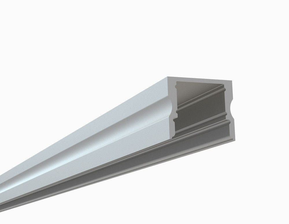 Alberko LED Channel - 971ASL - Slimline Surface, 8 ft - Silver - Note: Shipping is not available for this product. "Pick up only".