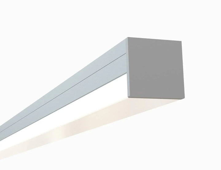 Alberko LED Channel - 975ASL - Slimline Square Surface, 8 ft - Silver - Note: Shipping is not available for this product. "Pick up only".