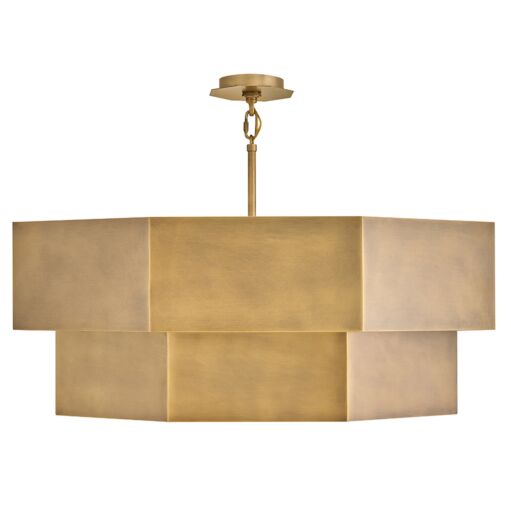 Facet 46995HB  Medium Convertible Chandelier - Bronze