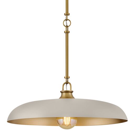 Sadie 48167LCB-LTP  Large Dome Pendant - Bronze