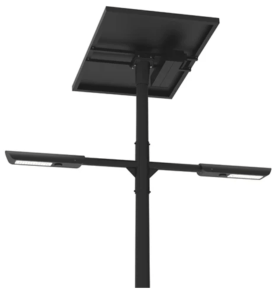 Beyond Solar AVS-BEA-50W, SKU #786150, 2x50W Solar Light Fixture, 2x9800 Lumens, CCT 23K-65K, IP 65, 3 year warranty