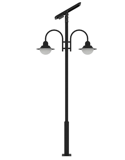 Beyond Solar AVS-CAPE-2x20W, SKU #789113, 2x20W Solar Light Fixture, 2x3000 Lumens, CCT 50K, IP 66, 3 year warranty