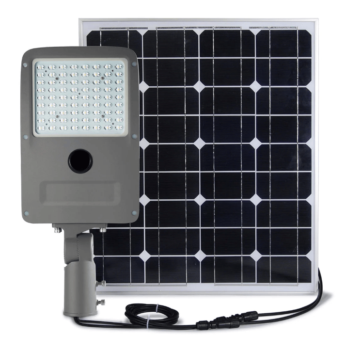 Beyond Solar AVS-SFL15W-Pole, SKU #786502, 15W Solar Light Fixture, 2200 Lumens, CCT 30K-60K, IP 67, 3 year warranty