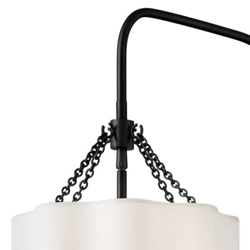 Gwen 47730BK  Large Single Light Sconce - Black