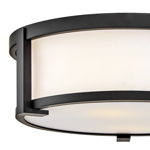 Lowell 28963BK - Small Flush Mount - Black