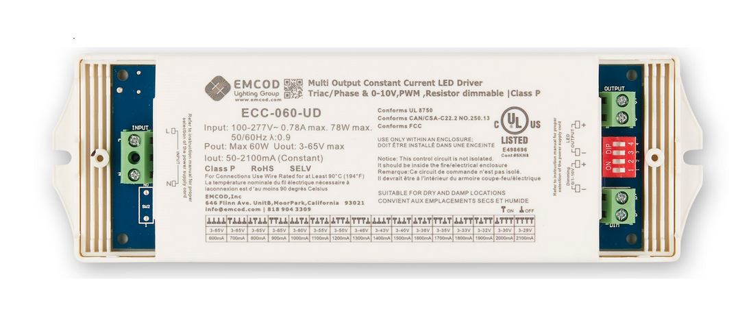 ECC-020-UD-ECC Series 20W -Constant Current Driver