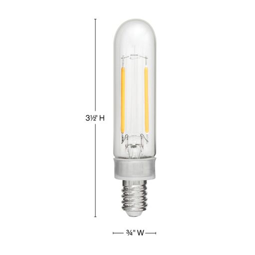 Lumiglo Bulb E12T62243CL-6 New LED Bulb 6 Pack