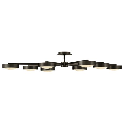 Cava FR31014BX  Large Convertible Semi-Flush Mount - Black