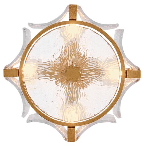 Florian FR41601DA  Medium Semi-Flush Mount - Bronze