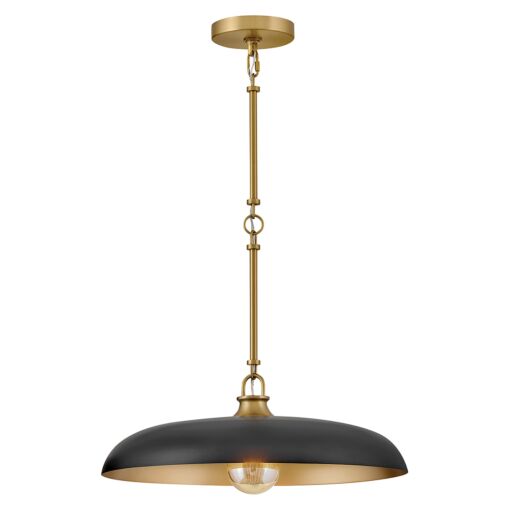 Sadie 48167LCB-BK  Large Dome Pendant - Bronze