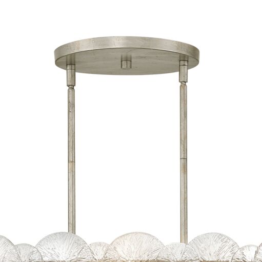 Rene FR30125GG  Extra Large Drum Chandelier - Gray