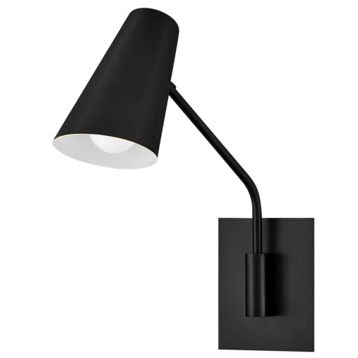 Bray 48310BK  Medium Swing Arm Single Light Sconce- Black