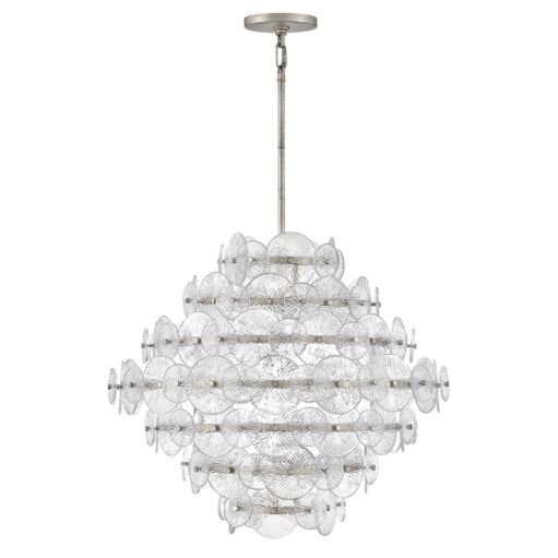 Rene FR30128GG  Medium Multi Tier Chandelier - Gray