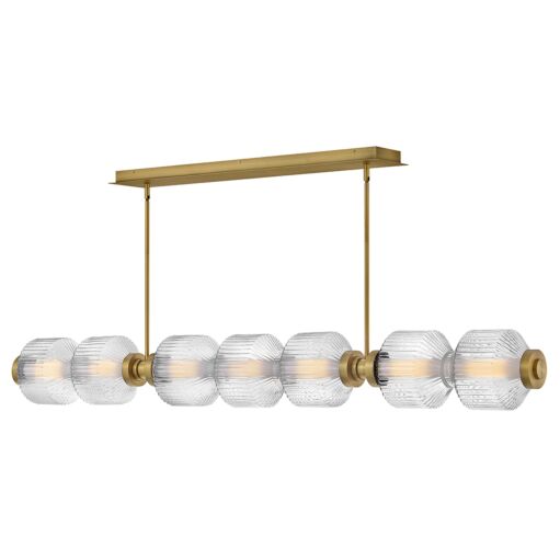 Reign FR41466LCB  Large Seven Light LED Linear - Bronze