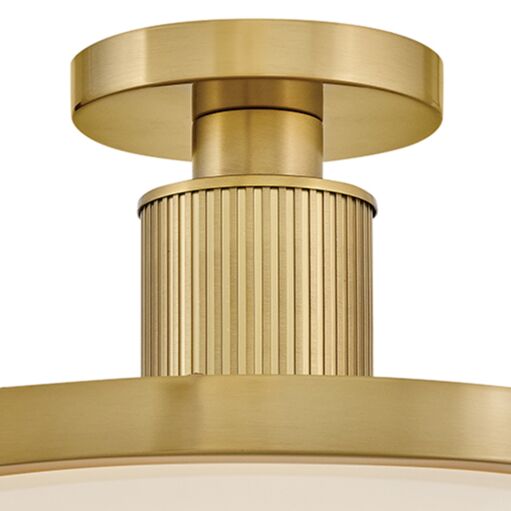 Kieran 47593LCB  Medium Semi-Flush Mount - Bronze