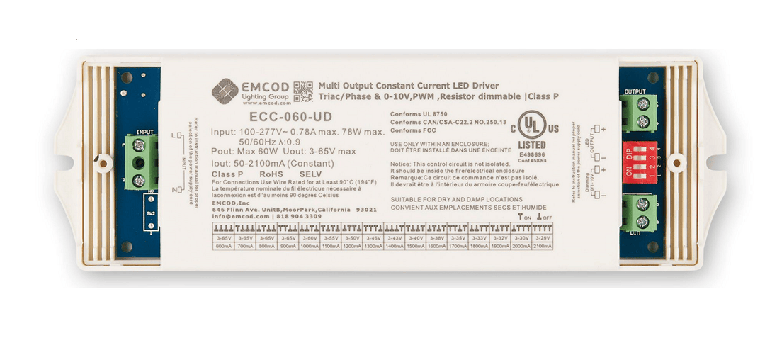 Emcod ECC-060-UD-ECC Series 60W -Constant Current Driver